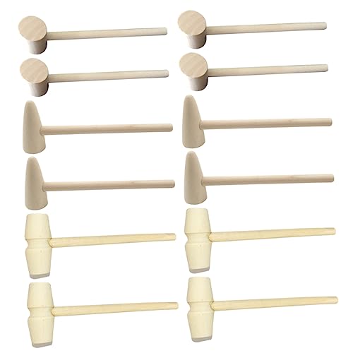 PHENOFICE Kinder Mini Holzschlägel Spielzeug Set 15tlg Jungen Und Mädchen Spielzeug Mädchen Spielzeug Schlägel Zum Spielen von PHENOFICE