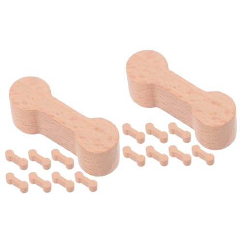 PHENOFICE 16 Stück Gleisadapter DIY Gleisverbinder Modell Einfacher Gleisverbinder DIY Gleisverbinder Kinder Gleisadapter Modelleisenbahn Zugschnalle Aus Holz von PHENOFICE