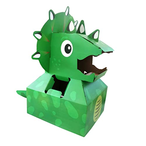 PHENOFICE 1Stk Dinosaurier-Modell dinosaurierkostüme für Kinder kinderkostüme Dinosaurier Dinosaurier-Kostüm verkleiden Dinosaurier-Papierschale Cosplay-Versorgung Dinosaurier-Kleidung Green von PHENOFICE