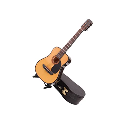 PHENOFICE 1Stk Gitarrenmodell Tischminiaturen musikalisches Schreibtischzubehör Klassische Gitarre Dekorative Gitarrenfigur Musikalisches Dekorationsobjekt Mini-Gitarren- Hölzern von PHENOFICE