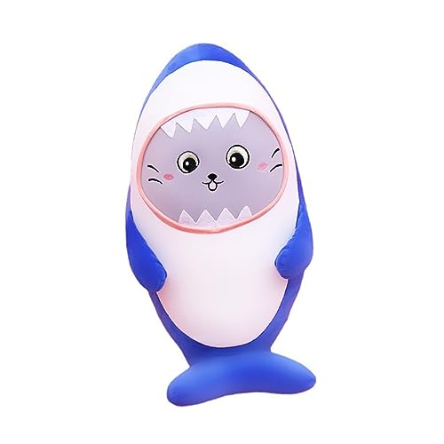 PHENOFICE 1Stk Hai-Plüschpuppe Plüschtiere lebensechter Hai Tierwurfkissen ausgestopft Kinder Kuscheltier Shark plushies Hai-Schlafkissen Hai Einrichtungsspielzeug Daunen Baumwolle Blue von PHENOFICE