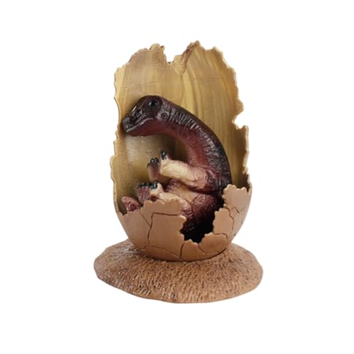 PHENOFICE 1Stk Jura-Dinosaurier-Eier geschlüpfte Dinosaurier-Ei-Modelle Dinosaurier-Modelle Dinosaurier-Ei-Ornament Dinosauriermodelle mit zerbrochener Schale von PHENOFICE