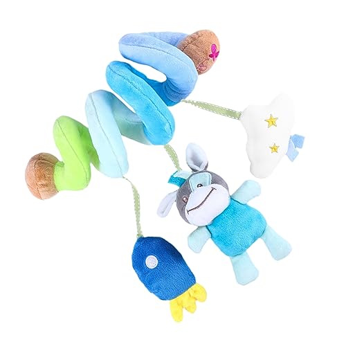 PHENOFICE 1Stk Spielzeug mit klingelnder Glocke Musikspielzeug für Babys Kinderbettspielzeug leuchtspielzeug glowingtoy Plush Toy Kinderwagen Kinderbett Spielzeug spiralförmiges Spielzeug von PHENOFICE