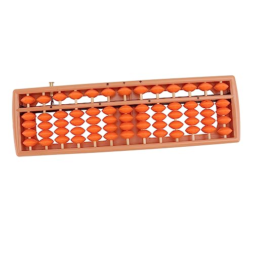 PHENOFICE 1Stk mentaler Abakus Lernspielzeug für Kinder pädagogisches Zählspielzeug pädagogischer Abakus Abacus rechenbrett Abakus-Spielzeug aus Kunststoff Kinderspielzeug Abs Orange von PHENOFICE