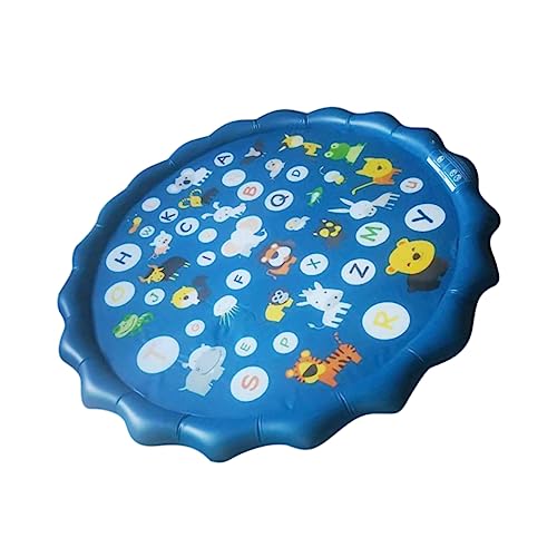 PHENOFICE 1Stk umweltfreundliche aufblasbare Matte Aufblasbares Sprinklerpad Strandmatten Poolmatte Sprinkler Matte für Kinder Spielzeug Rasensprengermatte aufblasbare Unterlage für Kinder von PHENOFICE