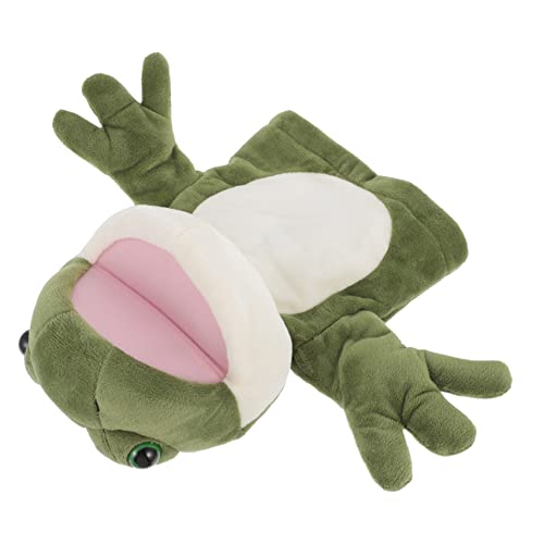 PHENOFICE 1stk Froschpuppe Kinderspielzeug Puppen Für Marionette Fingerpuppe Handpuppe Stofftierpuppe Green Plüsch von PHENOFICE