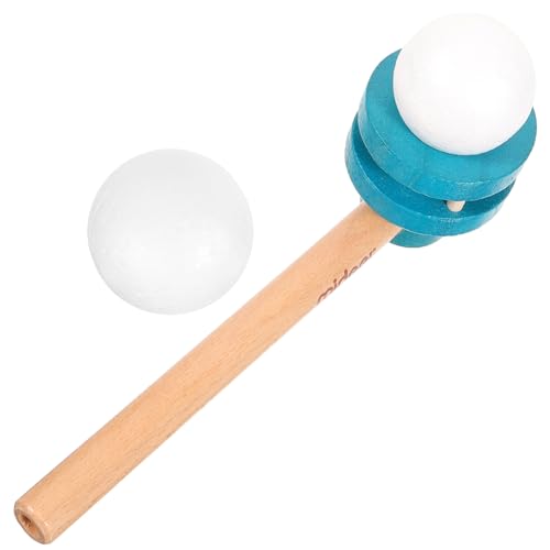 PHENOFICE 1stk Gleichgewichtsblasende Spielzeuge Balance-Spielzeug Schlagballspielzeug Balance-Schlag-Spielzeug Balancierende Spielzeuge Balancierendes Ballspiel Balancierspiel Bambus Blue von PHENOFICE