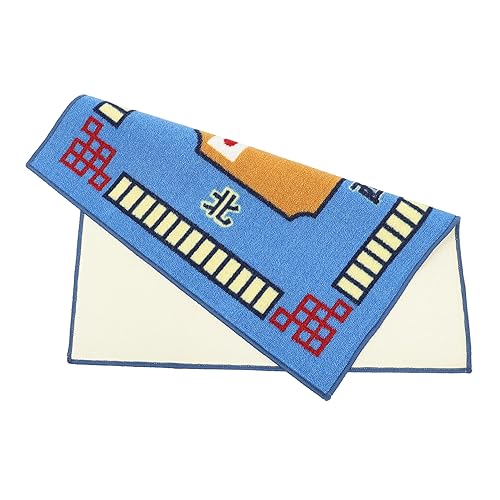 PHENOFICE 1stk Mahjong-tischdecke Tischdecke Aus Filz Spieltischabdeckung Fliesenspiele Tischset Quadratische Tischdecke Deckmatte Für Brettspiele Spielzeug Flanell (polyesterfaser) Blue von PHENOFICE