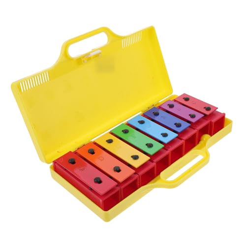 PHENOFICE 1stk Orff-oktave Musikalisches Xylophon-Klavier Kleinkind Percussion Musikinstrumente Für Kinder Klopfendes Klavierspielzeug Kleinkindpercussion Musik Spielzeug Yellow Plastik von PHENOFICE