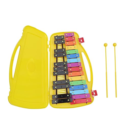 PHENOFICE 1stk Schlagzeug Musikalisches Spielzeug Kinder-xylophon Glockenspiel Xylophon Xylophon-schläger Pädagogisches Xylophon Musikspielzeug Schlagwerk Aus Metall Plastik Colorful von PHENOFICE