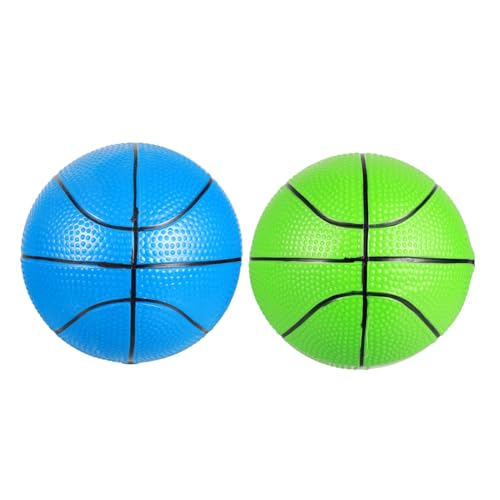 PHENOFICE 2 STK Basketball Kindersport Hüpfbälle für den Kindergarten kleine Bälle für Kinder interaktives Spielzeug Kinder entwicklung Bälle Spielzeug umweltfreundliches PVC-Spielzeug Blue von PHENOFICE