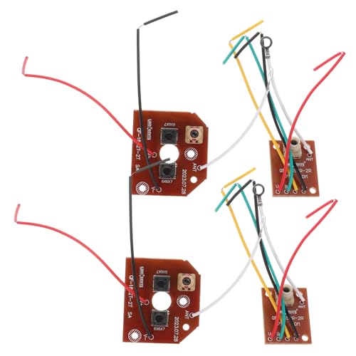 PHENOFICE 2 Sätze Fernbedienungsmodul Rc Fahrzeug Spielzeug DIY Modul Für Wissenschaftliche Experimente DIY-Montage Der Empfängerplatine Rc-Auto-Spielzeug Zum Selbermachen Kupfer von PHENOFICE