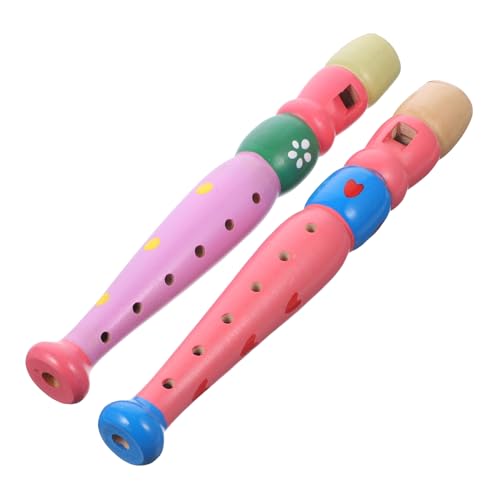 PHENOFICE 2 Stück 6 Klarinette aus Holz Musikinstrumente für Kinder Clararin für Kinder Barockflöte Musical Instruments kinderinstrumente kreatives flötenspielzeug lustiges flötenspielzeug von PHENOFICE