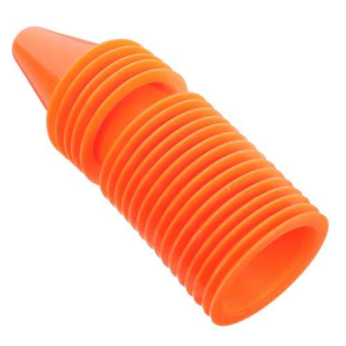 PHENOFICE 20St Rollschuhstapel Einsätze unterzeichnen Sportkegel Trainingskegel im Fitnessstudio Fitnessstudio-Schild Rollschuhkegel Trainingshütchen Fußball Fußballkegel Plastik Orange von PHENOFICE