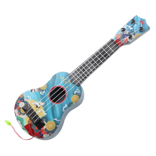 PHENOFICE 21 Ukulelen Musikinstrumente Mini Gitarre Kindergitarre Mini Instrumente Kleine Gitarre Holz Blau von PHENOFICE