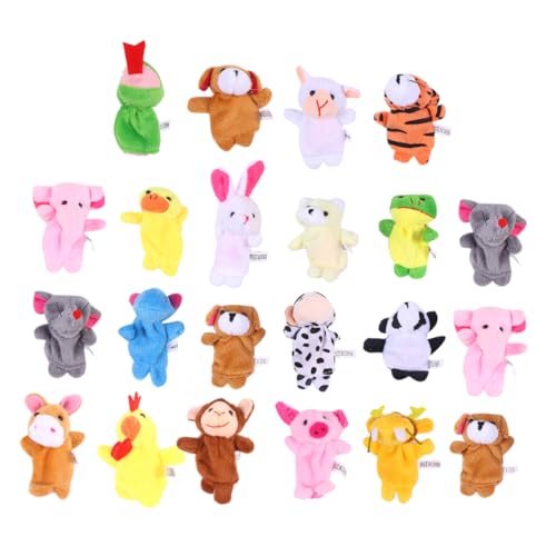 PHENOFICE 22 STK Handpuppe für Kinder Tierkreiszeichen plüsch Handschuhe Plüschhandschuhe zabawki stymulujące rozwój Tierhandpuppen Hase Handpuppe Fingerpuppen für Babys Tierpuppen Spielzeug von PHENOFICE