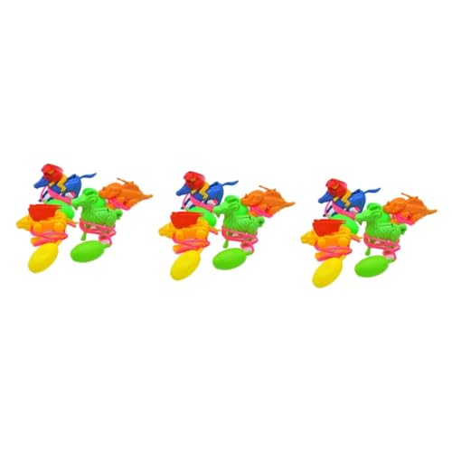 PHENOFICE 24 Stk Luftdruckspringender Frosch Mini-springende Frösche Kinder Neuheit Frösche Wasserspielzeug Für Kinder Springende Frösche Für Kinder Laufendes Tierspielzeug Kinderkorb Pvc von PHENOFICE