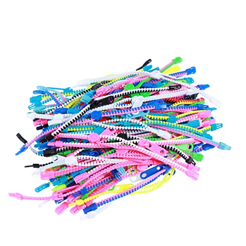 PHENOFICE 25 Stk Bonbonfarbene Armbänder Bulk-Armbänder Armbänder in Neonfarben Zappelarmband spielzeug für kinder kinderspielzeug Reißverschluss-Armbänder Reißverschlussarmbänder für Kinder von PHENOFICE