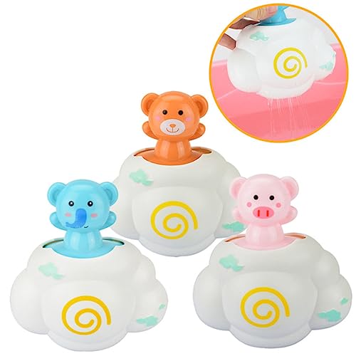 PHENOFICE 2St Badewanne Spielzeug badespielzeug Bath Toys badespielzeug Babywannenspielzeug Badespielzeug für Kinder Kleinkindwanne Schwimmendes Badespielzeug Wolke Blue von PHENOFICE