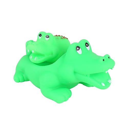 PHENOFICE 2St Cartoon-Krokodil Krokodilfigur Spielzeug Krokodil Badespielzeug Kinder wasserspielzeug kinderwasserspielzeuge -Bade-Schwimmspielzeug Badespielzeug für Kleinkinder PVC Green von PHENOFICE