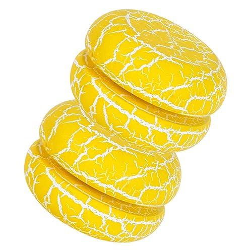 PHENOFICE 2st Kinder-jo-jo-bälle -Ball Schöner Jo-jo-Ball Spielzeug Yoyo-Ball Zum Leuchten Bringen Entzückender Jo-jo-Ball Thread Control Yoyo-bälle -bälle Hölzern Yellow von PHENOFICE