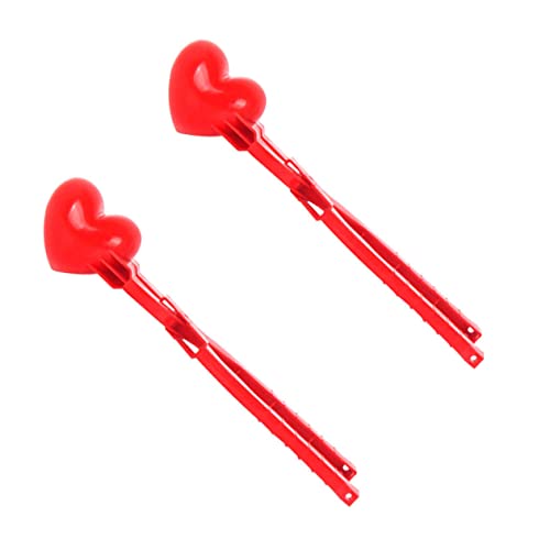 PHENOFICE 2st Liebe Schneeball Clip Outdoor-schneeball-Clip Schneeballmaschine Für Kinder Schneeballwerfer Schneekegelwerkzeug Schneeball-Maker-Clip Schneeballschaufel Abs-Kunststoff Rot von PHENOFICE