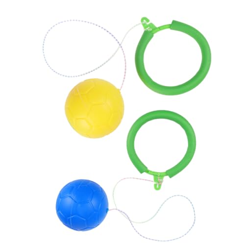 PHENOFICE 2st Sprungring Sprungball Kinder Spielsets Spielzeug Springender Ring Hüpfen Springseil Für Fitness Flummi Hüpfball Für Kinder Fitnessgeräte Für Kinder Springender Ball Schwamm von PHENOFICE