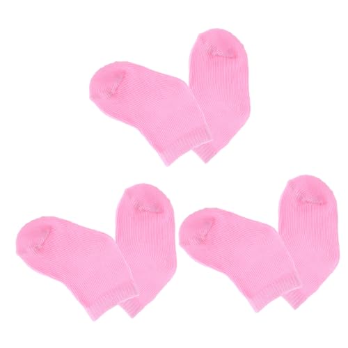 PHENOFICE 18-Zoll-puppensocken-Set 3 Paar Mini-socken Zum Anziehen Von Spielzeug Weich Wiederverwendbar von PHENOFICE