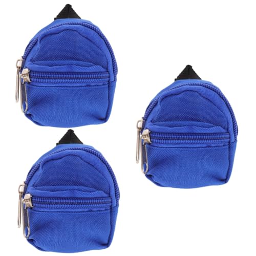 PHENOFICE Schlafsäcke Für Puppen 3 Teiliger Puppenrucksack Mini Puppen Rucksäcke Rucksack Für Puppen Spielzeug Mini Rucksack Miniatur Spind Mini Puppen Ornament Puppenhaus Zubehör Mini Ornament von PHENOFICE