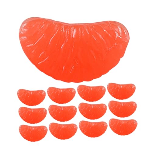 PHENOFICE 30pcs Mini Simulation Grapefruitscheiben Charme Niedliche Reize Grapefruit Charms Für Telefonhülle Haarnadeln DIY von PHENOFICE