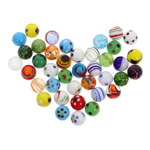 PHENOFICE 38 Stück Teiliges Murmeln Bunte Kleine Glaskugeln für Murmelspiele Dekoration Aquarium Vasenfüllung Robustes Glattes Material für Spiel und Heimdeko PHENOFICE 38 Stück Teiliges Murmeln Bunte Kleine Glaskugeln für Murmelspiele Dekoration Aquarium Vasenfüllung Robustes Glattes Material für Spiel und Heimdeko von PHENOFICE