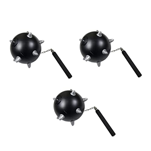 PHENOFICE 3St Aufblasbarer Meteorhammer kinderinstrumente musikinstrumente für kinder aufblasbare Partyartikel Requisiten aufblasbare Karikatur PVC-Spielzeug Aufblasbarer PVC-Hammer Black von PHENOFICE