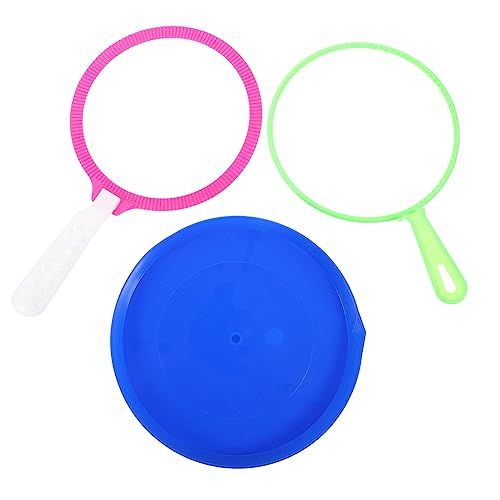 PHENOFICE 3st Blasenstock Blasen Machender Zauberstab Blasenring-kit Kinder Bubble Stick Blasenkreis Gartenspielzeug Mini-Spielzeug Massenblasen Riesiger Seifenblasenmacher Blasenset Plastik von PHENOFICE