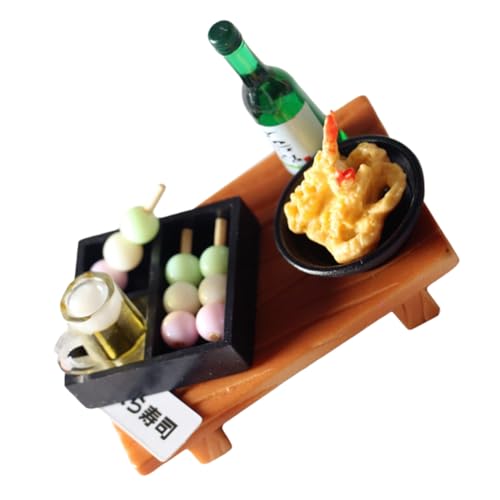 PHENOFICE 3st Tempura-bento Sushi-Modell Miniatur-lebensmittelspielzeug Mini-küche-kochspiel Spielzeug Für Kinder Mini-Food-Spielzeug Mini-Spielzeug Chinesisches Harz von PHENOFICE