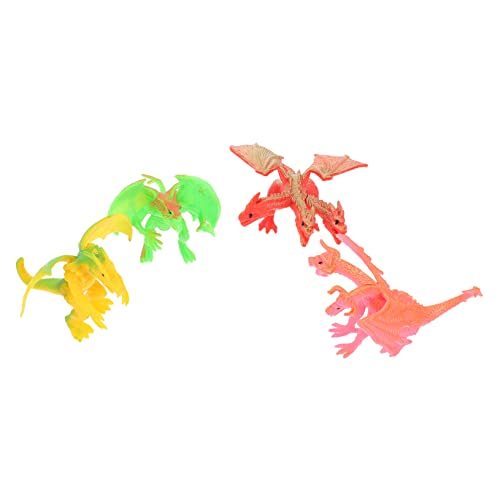 PHENOFICE 4 Stück Drachenmodell Drachendekor Dinosaurier-Modell Mini-Spielzeug Desktop- Tischdekoration Drachenschmuck Drachenskulptur Desktop-Drachen- Plastik von PHENOFICE