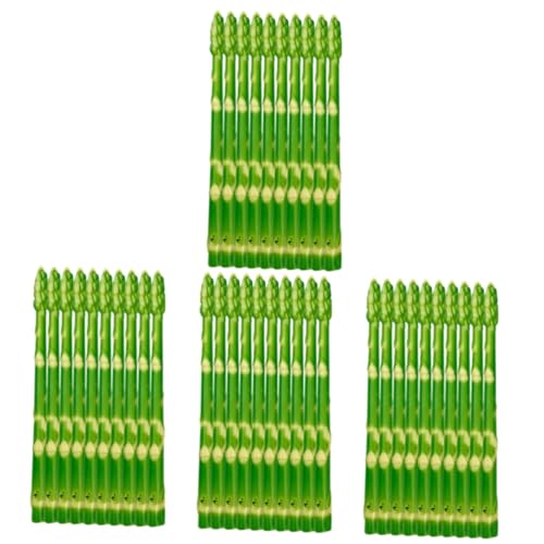 PHENOFICE 40 STK Simulation Spargeldekore The Green die grünen Agrardekoration Spargeldekoration Anlage künstlicher Spargel Fälschung künstliches Spargeldekor Spargel Modellierschmuck PVC von PHENOFICE