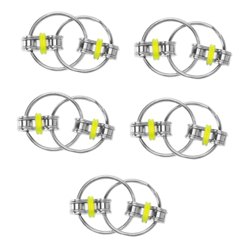 PHENOFICE 5 Stück Flippy Chain Stressabbau Spielzeug Flexibles Kettenspielzeug Aus Edelstahl Ideales Dekompressionsspielzeug Für Kinder Und Erwachsene Zur Der Konzentration Und von PHENOFICE