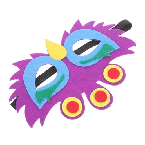 PHENOFICE 5 Stück Kinder Pfau Maske Niedliche Tiermaske Kinder Cartoon Maske Entzückende Tiermaske Tiermaske Karton Tiermaske Tier Themenmasken Maske Für Kinder Neuartige von PHENOFICE