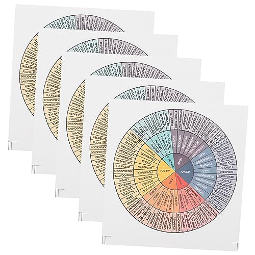 PHENOFICE 5st Büroaufkleber Aufkleber Für Handyhüllen Dekorative Gefühlsaufkleber Wandaufkleber Mit Emotionsdiagrammen Aufkleber Mit Gefühlsdiagrammen Computeraufkleber Colorful Papier von PHENOFICE