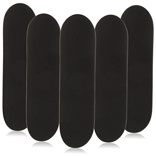 PHENOFICE 5st rutschfeste Matte Finger-Skateboard rutschfeste Griffbrett-griffbänder Mini-Skateboard Profi-Skateboard Tischzubehör Skateboard-Finger Fingertapes Für Skateboards Black Pu von PHENOFICE