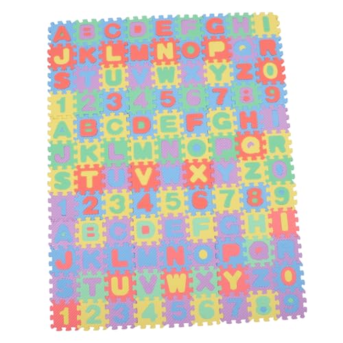 PHENOFICE 6 Sätze Brief Krabbel Matte Puzzlematte fußmatte schaummatten mats Spielmatte für Kleinkinder Schaumstoff-Spielmatte für Babys puzzlekleber Babymatte ineinandergreifende Matten Eva von PHENOFICE