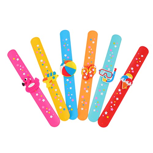 PHENOFICE 6St hawaii streichelkreis Schlagarmbänder für Jungen schöne Schlagbänder für Kinder party spielzeug für kinder ' party favours Handgelenk Kreis Armband Mädchen Bands von PHENOFICE