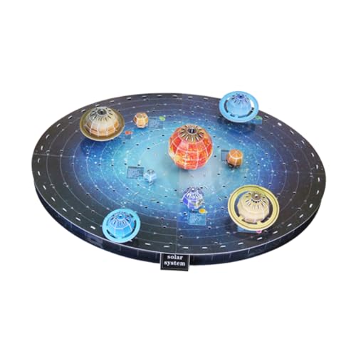 PHENOFICE 8 Pädagogisches Spielzeug Kinderpuzzle Planeten-rätsel Kinder Rätsel 3D-Puzzle Kinder Versammlung Kinder Tylonal Selbst Zusammenbauen Puzzles Aus Papier Colorful von PHENOFICE