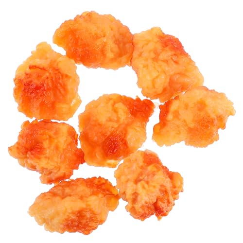 PHENOFICE 8 Stück Simulation Popcorn Huhn Gefälschte Fleisch Lebensmittel Frittierte Lebensmittel Huhn Popcorn Modell Simulation Huhn Popcorn Für Zuhause Tisch Schüssel Füller von PHENOFICE