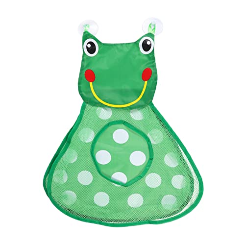 PHENOFICE Aufbewahrungstasche Für Spielzeug Spielzeugtasche Für Die Badewanne Badezimmer-netztasche Für Spielzeug Badespielzeugnetz Netzbeutel Mit Saugnäpfen -stofftier Polyester Green von PHENOFICE