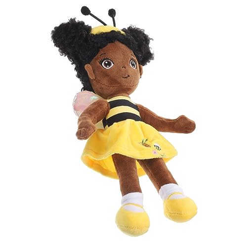 PHENOFICE Bettpuppenspielzeug Kinder Puppen kinderpuppe pucktuch b Toys spielzeuge Kinder Plüschpuppe Stoffpuppen für Mädchen Puppe Spielzeug Stofftiere für Babys PP Baumwolle Yellow von PHENOFICE