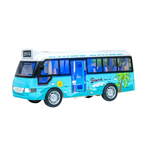 PHENOFICE Bus Spielzeugauto gelbes Busspielzeug Internationales Schulbusmodell Lernspielzeug Educational Toys Pädagogisches Spielzeug kompakte Busmodelle Spielzeug in Busform Abs von PHENOFICE