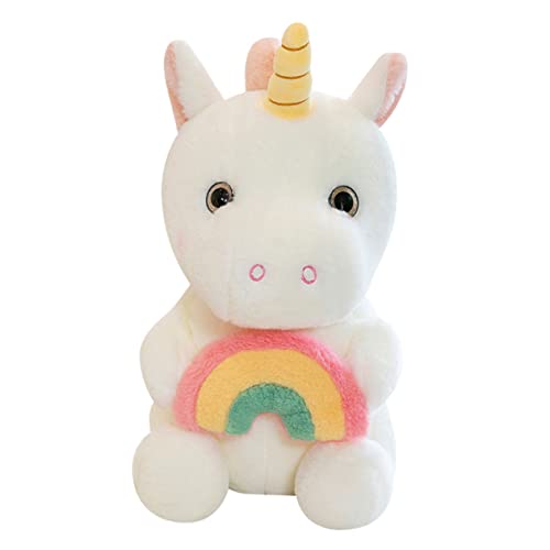 PHENOFICE Einhorn Puppe Für Das Schlafzimmer Gefülltes Stofftier Spielzeug Einhorn Dekoration Für Kinder Kuscheltier Für ädchen Ideal Für Kinderzimmer Deko von PHENOFICE