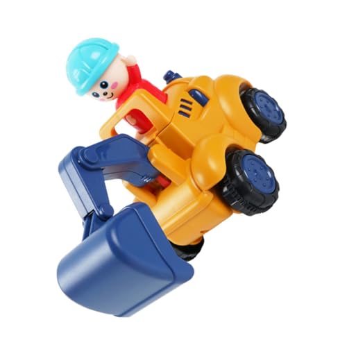 PHENOFICE Fahrzeug der Pressetechnik hinteres Reibungsauto Kinderspielzeug Baufahrzeuge Spielset Kinderauto Kinder puppenwagen Toys Cartoon-Lernspielzeug Trägheitsauto für Kinder Abs von PHENOFICE