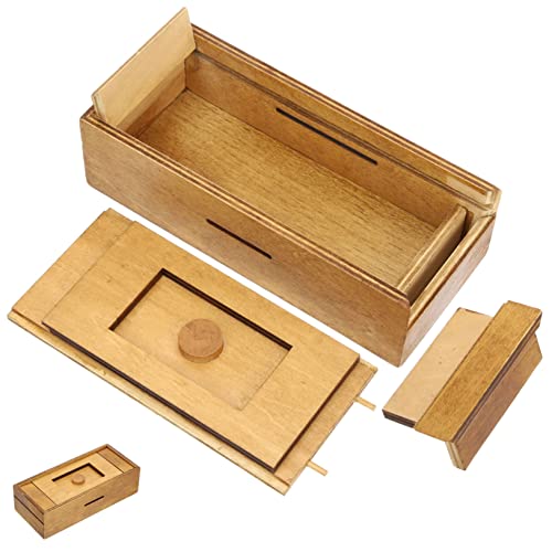 PHENOFICE Geheime Puzzle Box Mit Verstecktem Fach Kreatives Für Zur Kognitiver Fähigkeiten Puzzle Box Für Spannende Entdeckungen Und Spielvergnügen von PHENOFICE